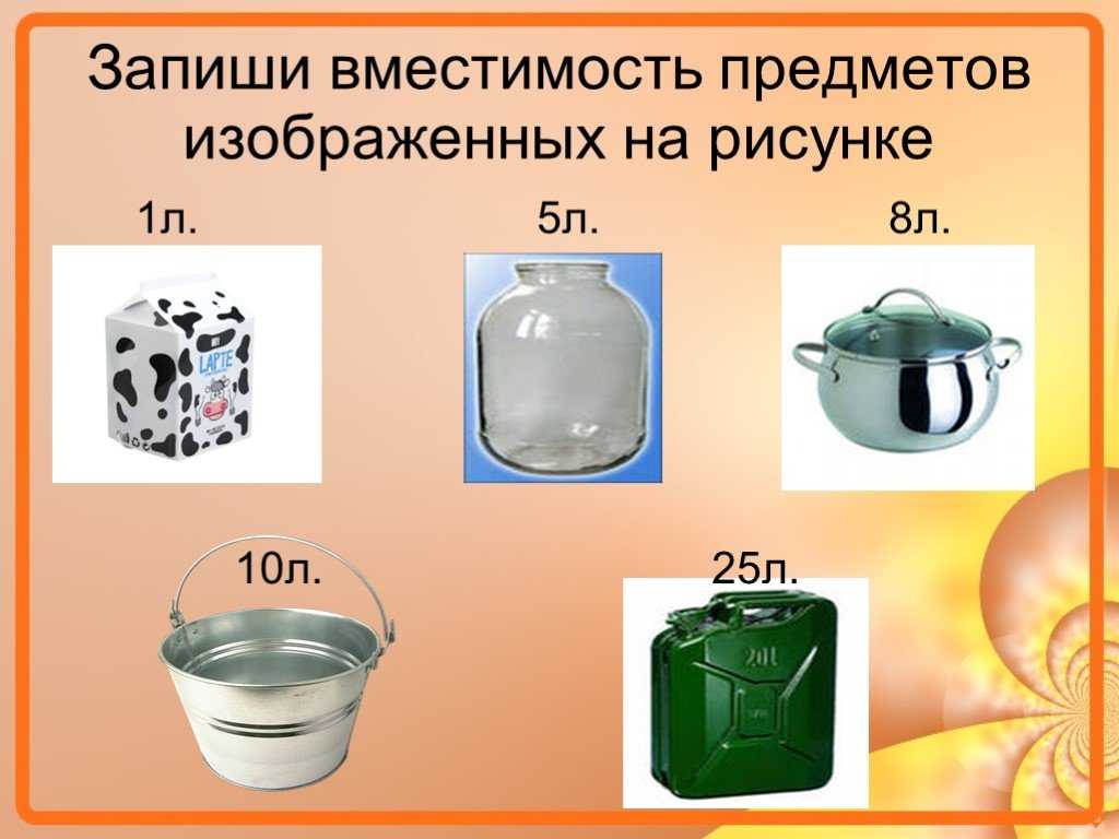 Система си литры или метры в кубе