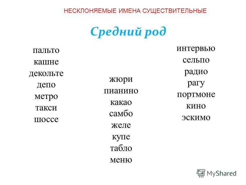 Какого рода слово кофе?