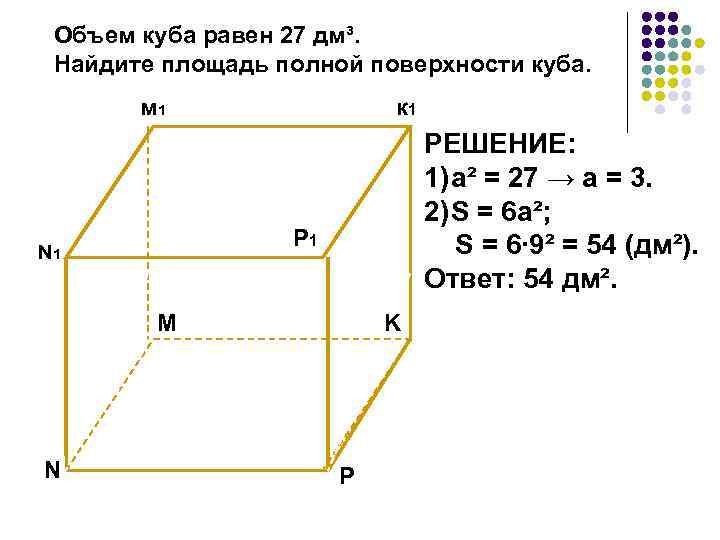 Куб разности