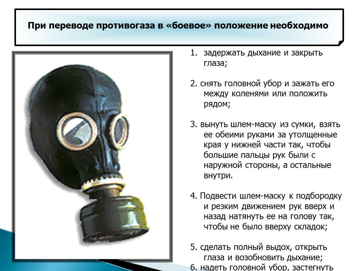 Положение противогаза при команде "газы": как правильно надеть и использовать