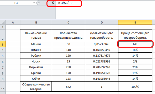 Как посчитать процент от числа в excel. как посчитать долю в эксель — информатика ► информатика в школе и дома - сайт учителя информатики и икт