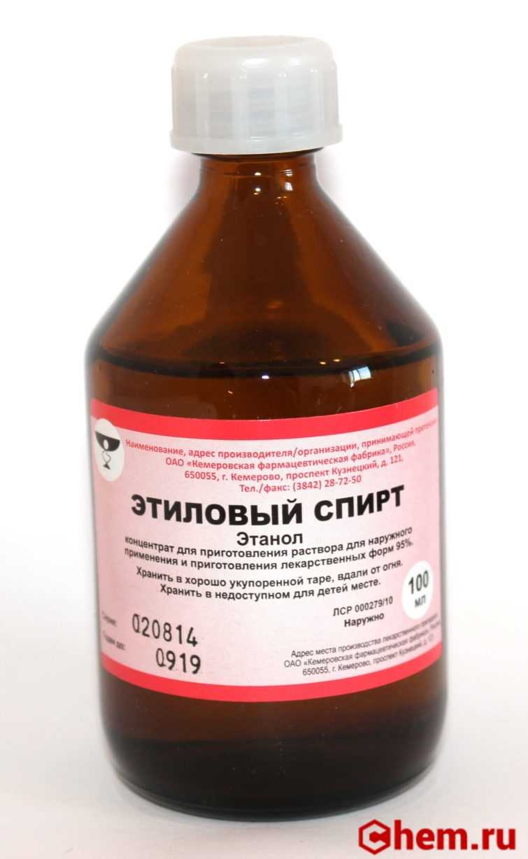 Определение содержания этилового спирта