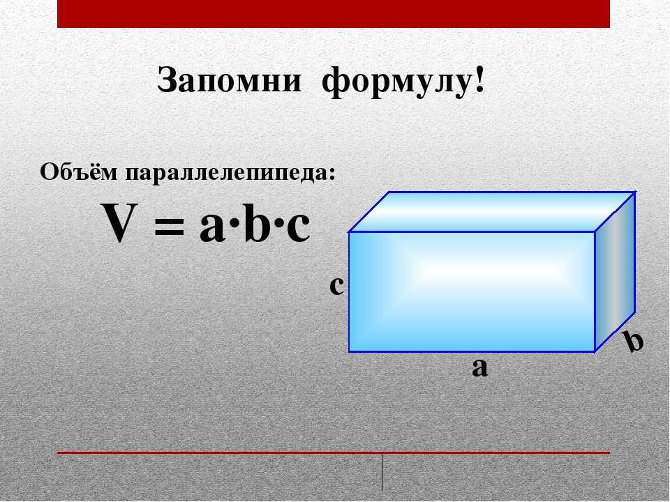 Объем куба