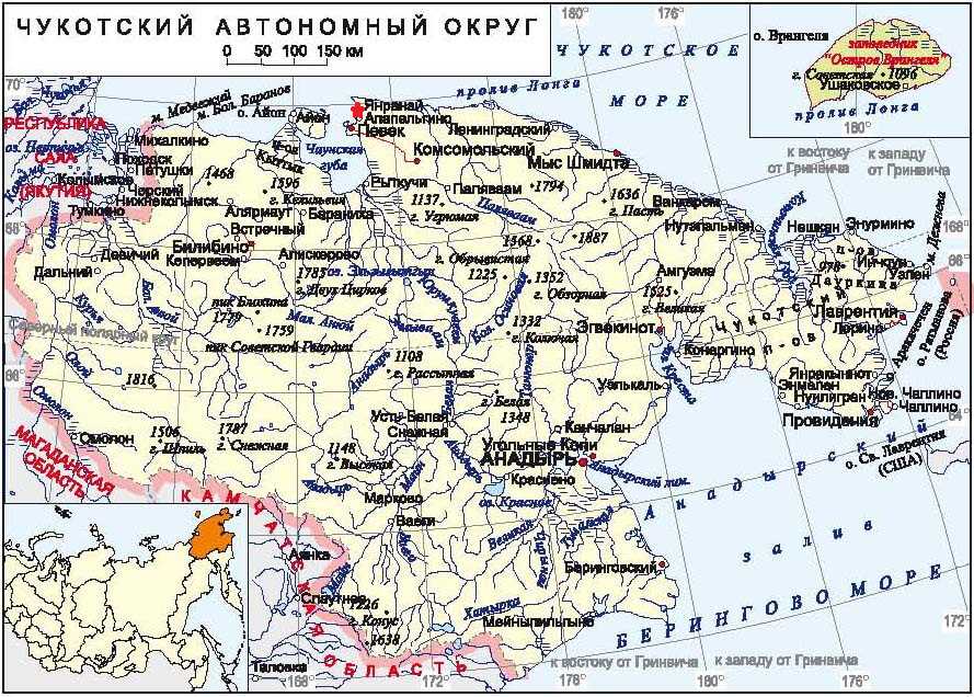 Чукотский автономный округ, россия — статистика