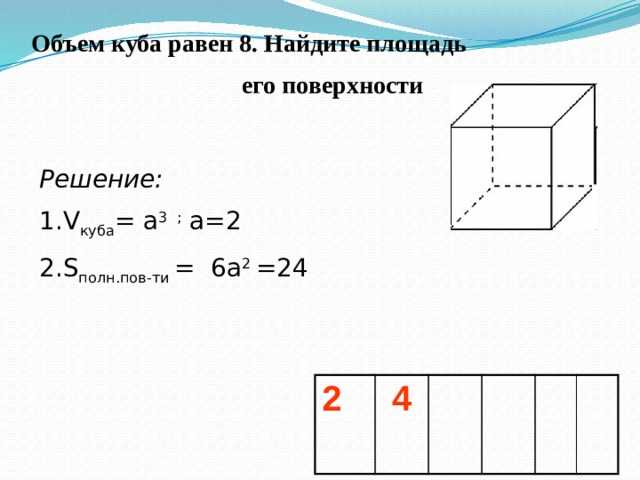 Как найти площадь куба: 7 шагов (с иллюстрациями)