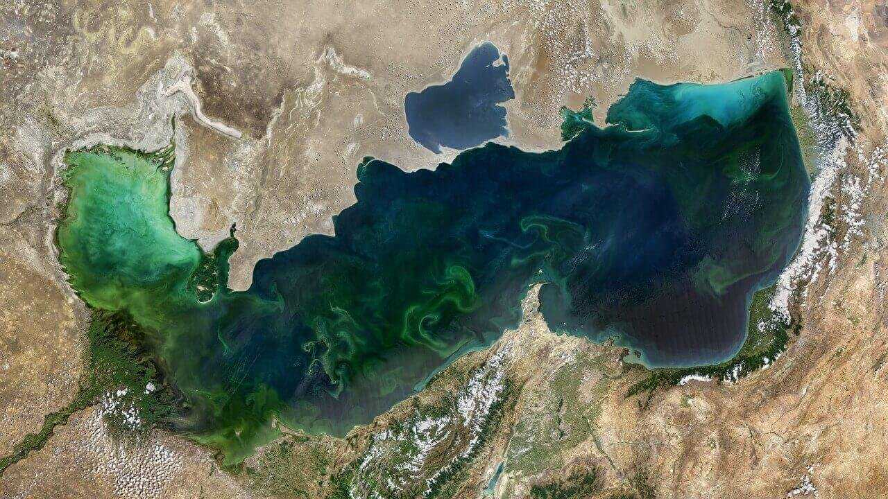 Какая плотность каспийского моря