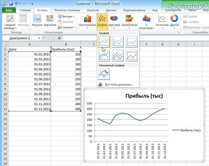 Как показать на диаграмме excel данные из двух или более рабочих листов