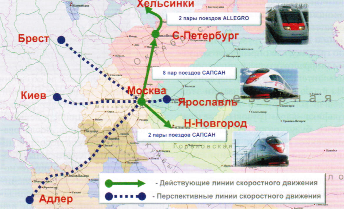 Скорость сапсана до петербурга