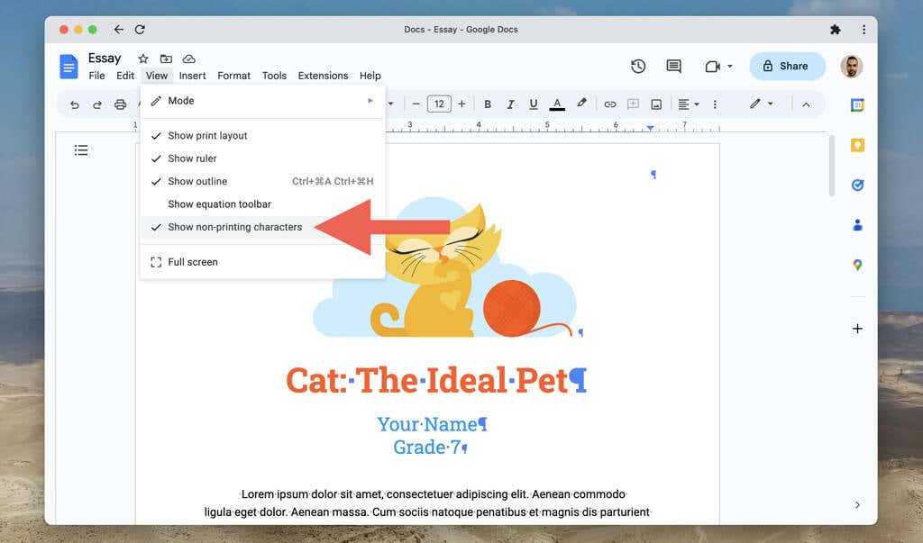 Как выделять цветом в google docs