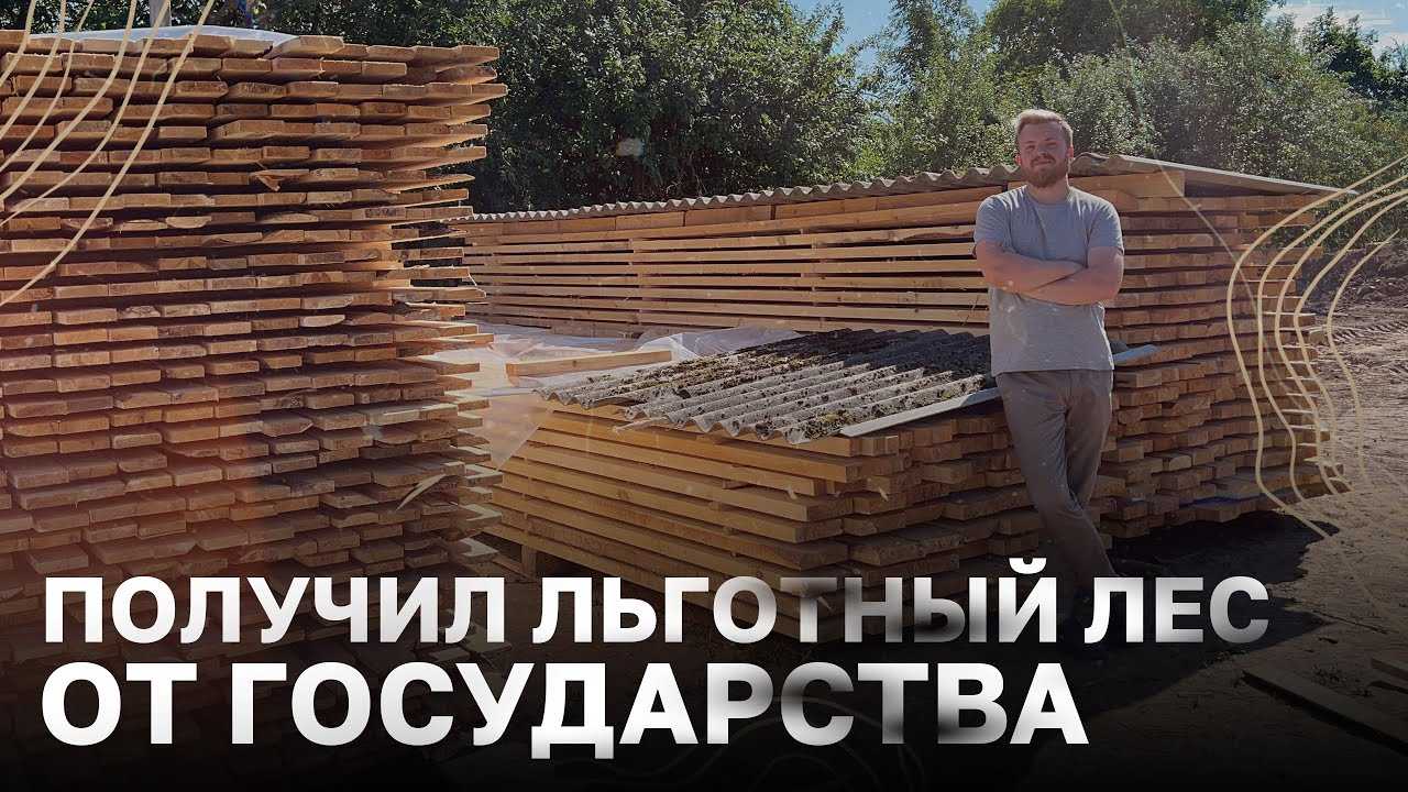 Бесплатный лес от государства на строительство дома: как получить, особенности, документы, законы