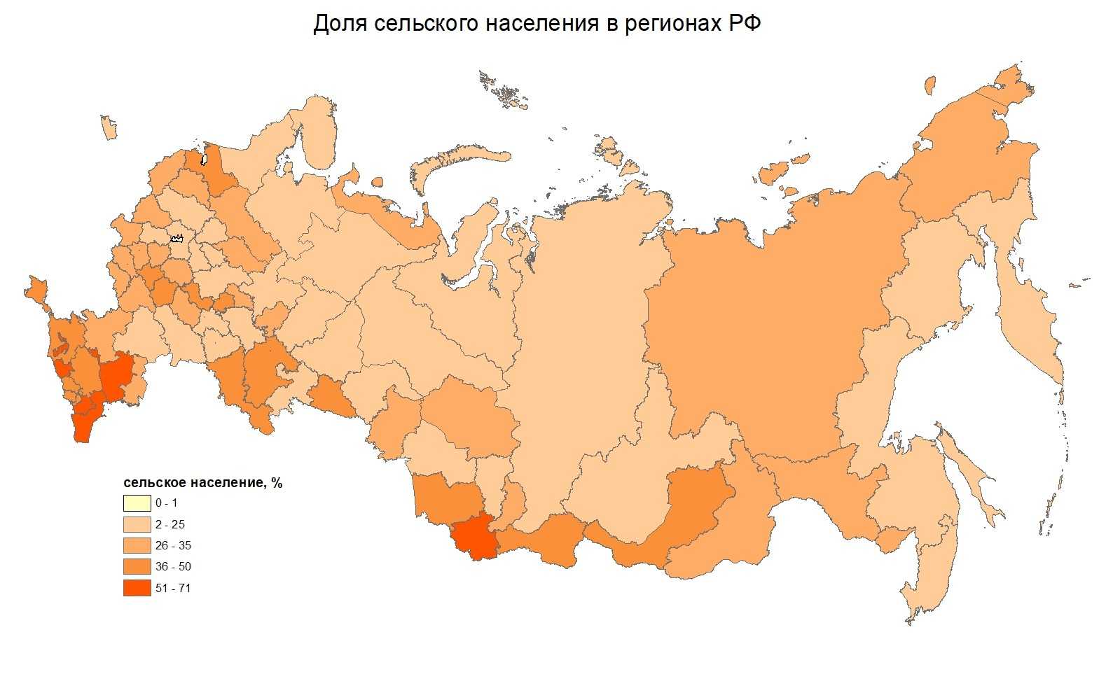Какой регион россии является самым малонаселенным