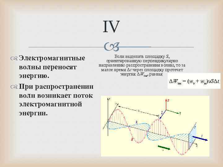 Что такое плотность потока энергии электромагнитной волны