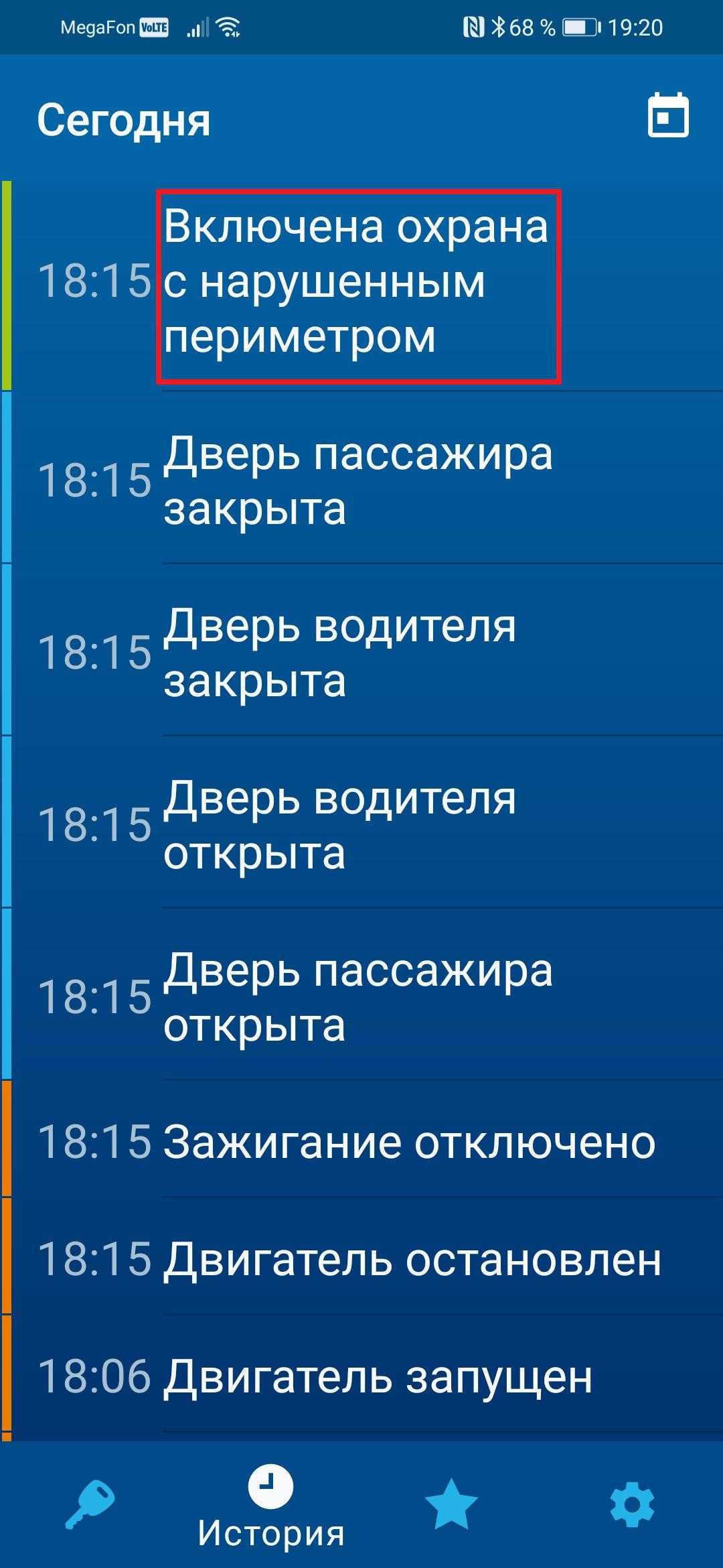 Включение охраны с нарушенным периметром starline: особенности и значения