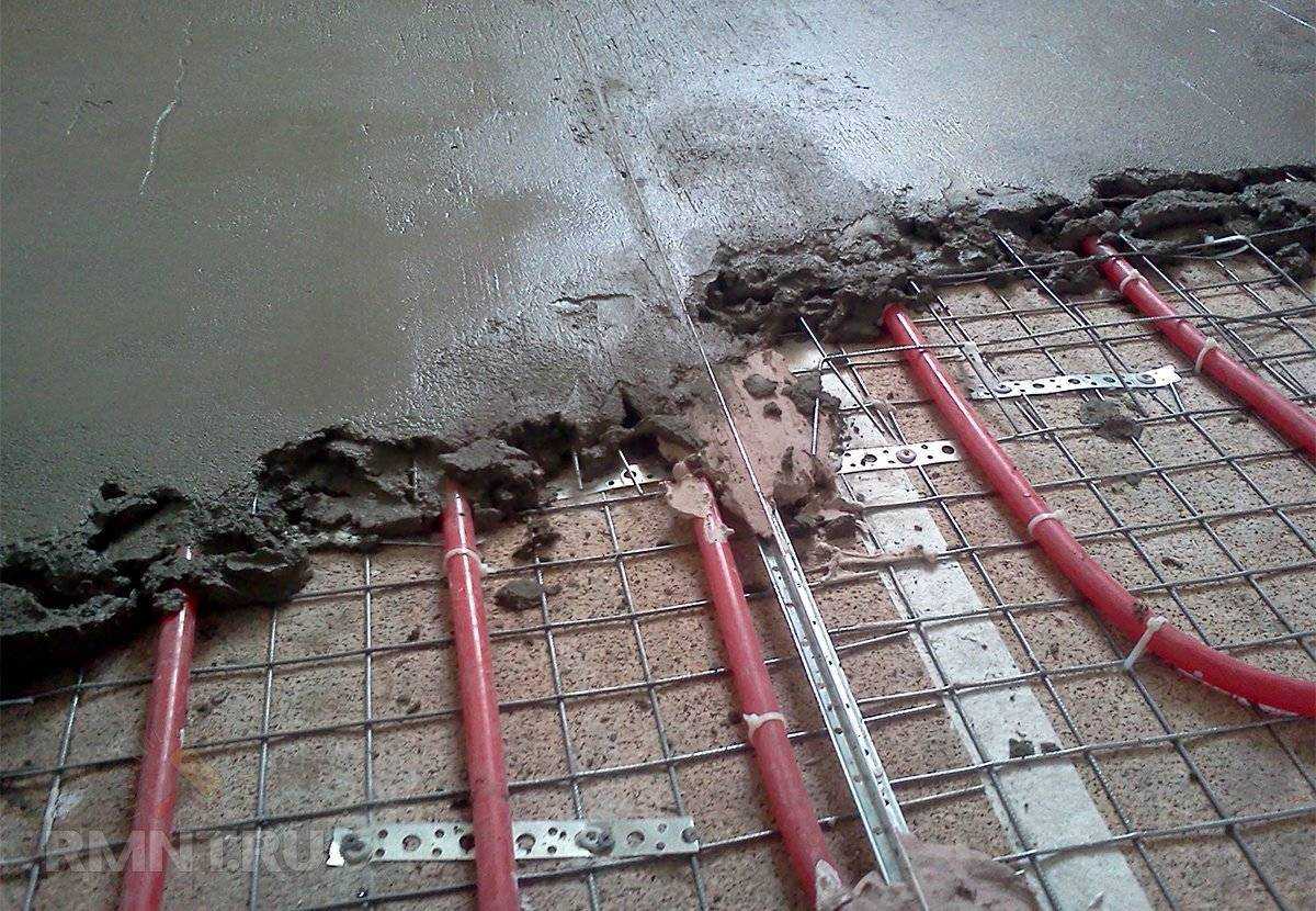 Оптимальная толщина стяжки для теплого водяного пола. все нормы и правила