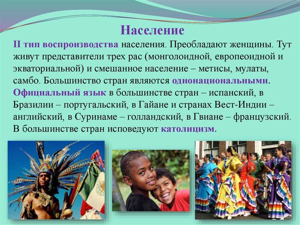 Список стран латинской америки и их краткое описание