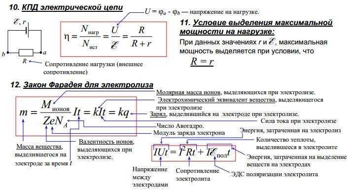 Что такое кпд источника тока от чего он зависит