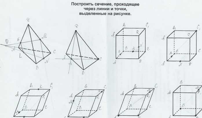Сечения - умскул учебник