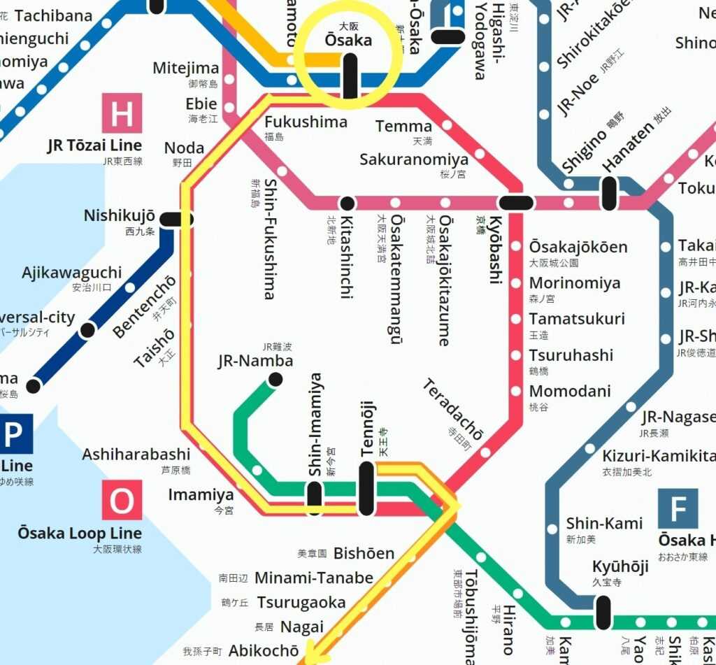 The jr osaka loop line