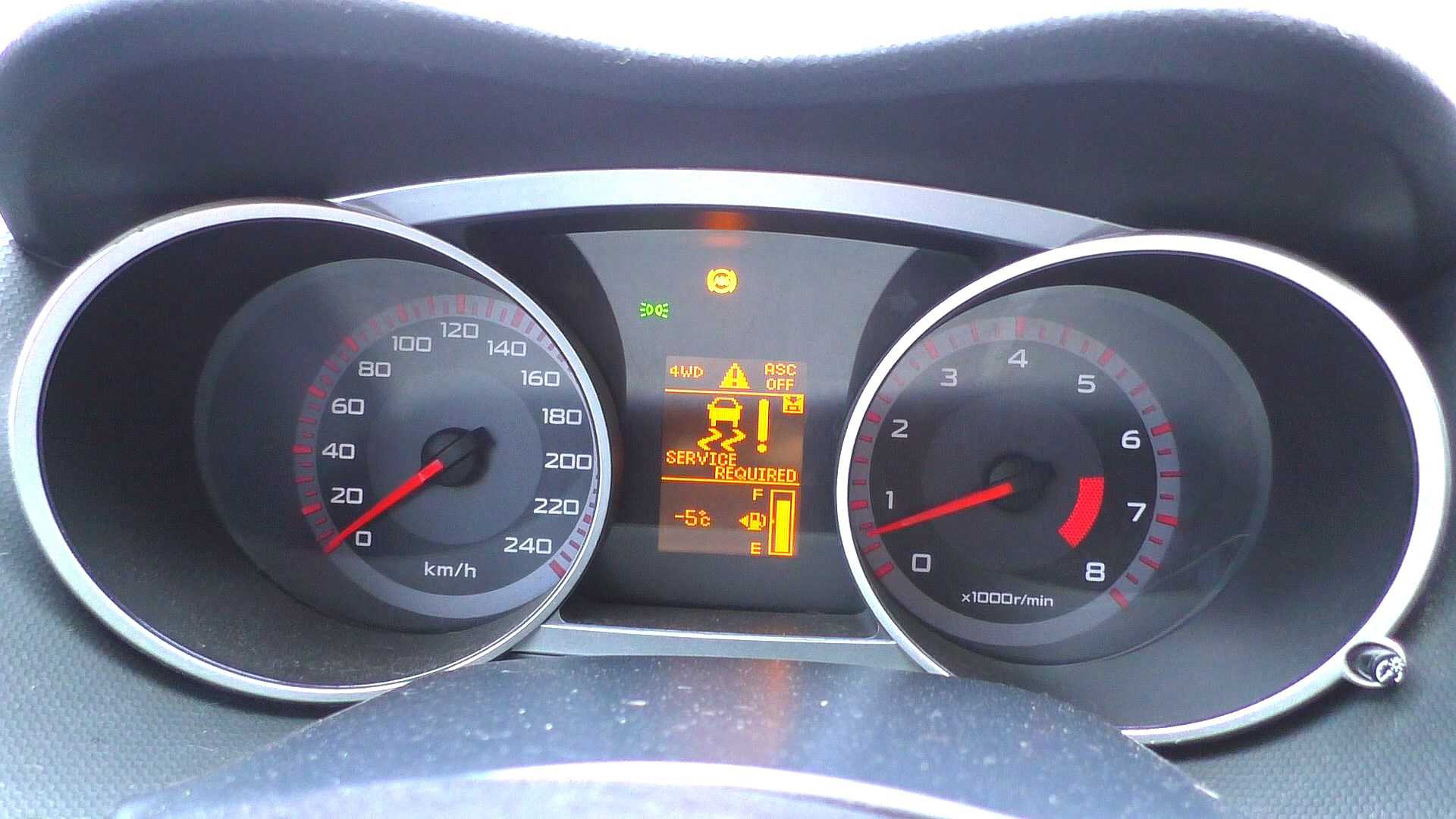 Что означает «service required mitsubishi lancer 10»?