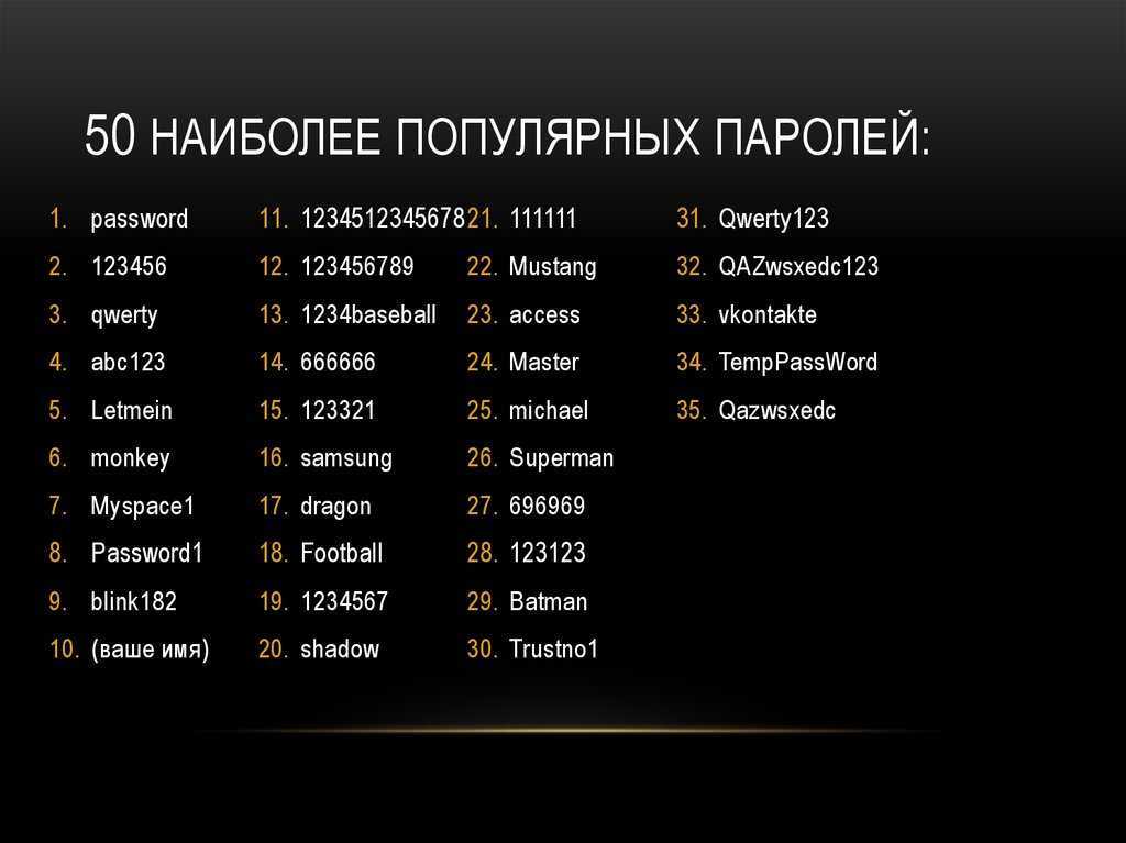Топ 10 самых популярных паролей minecraft: выберите безопасность